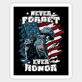 Never Forget Ever Honor Magnet